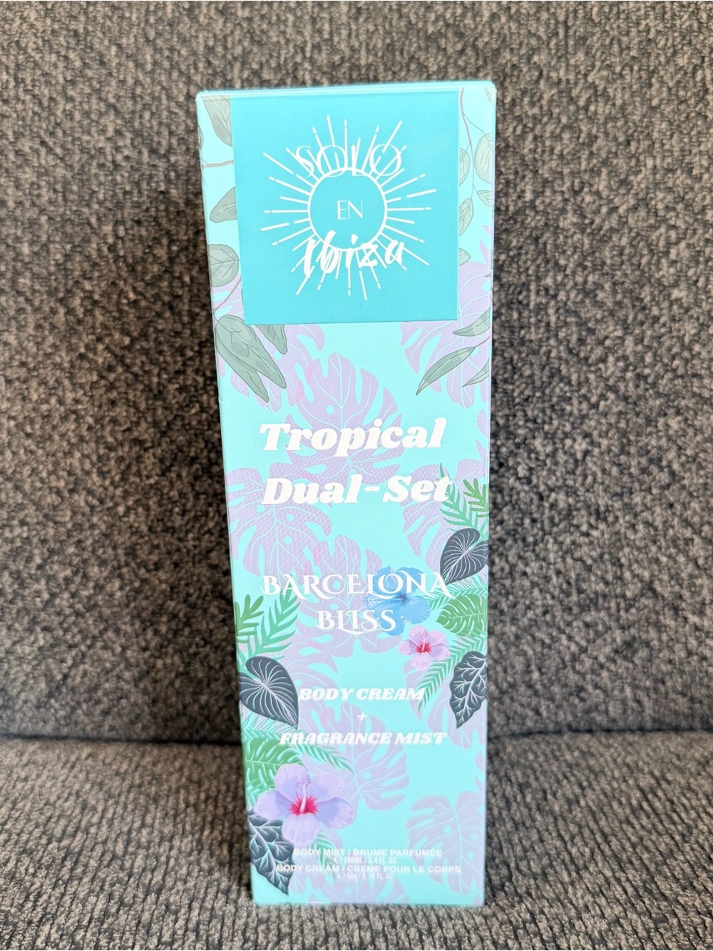 SoloEnIbiza Tropical Dual-Set Barcelona Bliss - body cream & mist